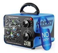180000mg/h Ozone Generator - Ozone Machine Commercial with 3 Ozone Output Levels for 500m², 2H Timer, Temperature & Humidity Display, Air Purifier for Removing Smoke, Pet, Cooking and Damp Odours