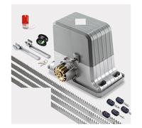 1800KG Automatic Sliding Gate Operator - AC220V/110V Motor for Heavy-Duty Gates, Includes Sensor, Button, Lamp, and Remote Control - Reliable Door Closer Motor Engine