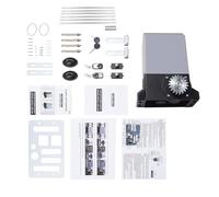 1800KG Electric Sliding Gate Opener,750W Automatic Door Motor Kit w/ 2 Remotes & 6 Gate Racks, IP44 Waterproof, Obstacle Detection,All-Weather Security Motor for Home Farm Yard Garage Courtyard
