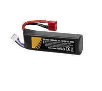 1800mAh 11.1v Lipo Battery Airsoft 30C High Discharge Rate Rechargeable Battery with T Plug & JST XH Connector for Airsoft Guns Rifle Model splatrball Hobby Universal Airsoft Battery 11.1v