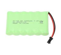 1800mAh 7.2V Lithium Rechargeable Battery for RC Truck Cars, SM 2P Plug Lithium Battery Replacement