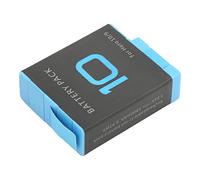 1800mAh High Capacity Rechargeable Battery Lithium Outdoor Sports Camera Accessories for Gopro 10/9 Black Diving Riding Skiing Essential (Ships with Pure Battery)