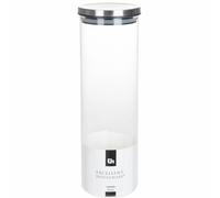 1800ml Round Glass Airtight Spaghetti Jar | Dry Food Storage Container & Lid