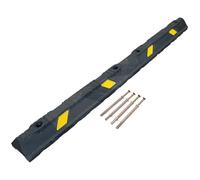 1800mm Car Wheel Stop for Parking Spaces - One Bumper Per Bay - Heavy Duty and UK Made (Black & White)