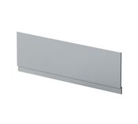 Balterley Front Bath Panel Covering with Plinth 1800mm, MDF Bath Panels, Satin Finish, Straight Front Bathroom Panels for Bathtub, Water Resistant Side Panel for Bathroom Baths (Grey)