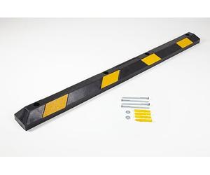 1800mm Wheel Stop Kit with Fixings The Ramp People | Rubber Parking Block for Car Parks, Driveways, Garages, EV Charging Points Reflective