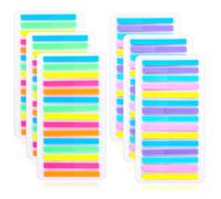 1800Pcs Transparent Highlighter Tape Reusable Clear Sticky Tabs Removable Highlighter Strips Sticky Notes Neon Page Markers for Office School Aesthetic Study Supplies