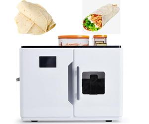 1800W Bread Making Machine, Intelligent Touch Screen, Makes 20 Flatbreads Tortillas Pitas at Once, Fully Automatic Home Appliance