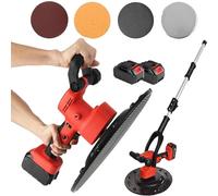 1800W Cordless Electric Wall Smoothing Trowel Machine Adjustable Speed Drywall Sander & Cement Polisher Handheld Plastering Tool for Construction Projects