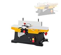 1800W Electric Benchtop Wood Planer, Multifunctional Jointers Woodworking 6 Inch Benchtop Jointer, 12000R/min Speed, 3mm Cutting Depth for Precision Woodworking and Joinery Tasks