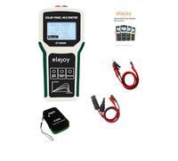 1800W Solar Panel Tester Photovoltaic Multimeter Watt Meter Portable Tool for PV Data Troubleshoot Measures Power Output Performance Open Circuit Voltage Short Current with LCD Display