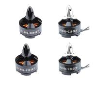 1806 2280KV Counterclockwise CCW Brushless Motor Mini Multi-rotor, Compatible For 250 Across FPV 260 RC Quadcopter Aircraft(2CW and 2CCW)