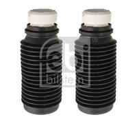 Shock Absorber Dust Cover Kit fits NISSAN MICRA K10 Rear 1.0 1.2 82 to 92 Febi