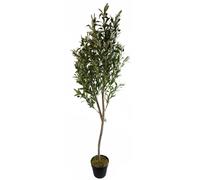 180cm Artificial Natural Look Olive Tree with Wooden Trunk