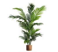 180cm Artificial Palm Tree Extra Large Copper Metal Planter