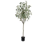 180cm Eucalyptus Realistic Artificial Tree Green Leaf Green One Size