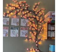 180cm Fairy Twig Lights, with 8 Modes, Cherry Decor Flower String Lights with Timer, Indoor Wall Decorations, for Bedroom, Indoor, Wedding, Valentines Day