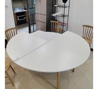 180cm Folding Round Wooden Table for 10 People 4 Part Design White h Ideal for Outdoor Dining Perfect for Events and Gatherings.