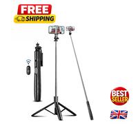 71" Phone Tripod & Selfie Stick, All in One Extendable Cell Phone Tripod with Wireless Remote, Travel Tripods Stand for iPhone 360° Rotation Compatible with iPhone Android, Camera