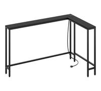 180Cm Slim Console Table With Power Outlets Entryway Behind Sofa