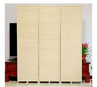 180cm Ultra High Bamboo Room Divider Screen for Changing Clothes Balcony & Garage Retractable Privacy Wall Japanese Chinese Style Space Divider