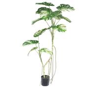 180cm Variegated Monstera Realistic Artificial Tree Leaf Green One Size