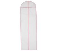 180cm Wedding Dress Bags with Zipper, Breathable Clear Garment Bags Non-woven Bridal Dress Cover Bag Full Length Travel Covers for Long Dress Dance Costumes Suits (5pcs)