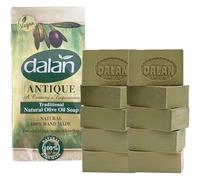 180g Dalan Natural 100% Pure Olive Oil Soap Bars - Handmade Turkish Bath Soap, Moisturising, Vegan, Traditional Hammam Spa, Natural Skincare from Turkey (10Pack)