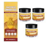 180g Museum Putty, Clear Exhibit Museum Gel for Museums, Low Residue and Reusable Museum Wax for Fixing Antiques Glass Ceramic Wood