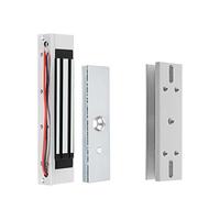 180KG/350lbs Electromagnetic Locks 12V Electric Magnetic Lock ZL U Bracket For Electronic Door Access Control System Waterproof(Lock with U Bracket)