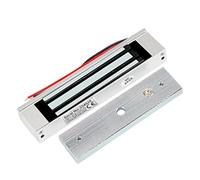 180KG Electromagnetic Lock DC12V Electric Magnetic Lock 350lbs Holding Force Electronic Single Door Locks Waterproof Outdoor