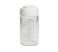 180ml Glass Infant Bottle with Ergonomic Design & Accurate Measurement Indicators for Pumping Storing Leak Proof Baby Feeding Bottle