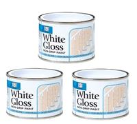 180ml Non Drip White Gloss Varnish - Hardwearing Protective Coating for Interior Wood