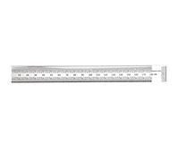 180mm Alloy Steel Woodworking Scribing Angle Ruler, Precision Carpentry Measuring Tool with 0.25mm Fine Scale, Durable CNC - Machined Ruler for Accurate Wood Marking and