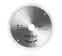 180Mm Circular Saw Blade, Hardened Steel Blade Body + Tungsten Carbide Teeth, Professional-Grade 210Mm Saw Blade 30Mm Bore for Cross-Cutting and Along-the-Grain Wood/MDF/Plywood