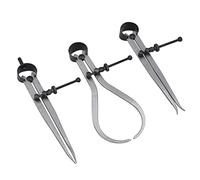 180mm Engineer Spring Calliper Measuring Set Internal External 3pc SIL57