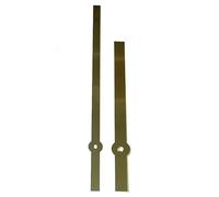 180mm Gold Baton Style Metal Clock Hands for German Mechanism | Dans Clock Shop,High Torque,Press/Push & Screw Fit,Hr+Min Hand Set,5mm Hr 3.5mm x 2.8mm Min Shafts