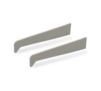 180mm Profile 22 Window & Door Sill End Caps (Pair) - Agate Grey
