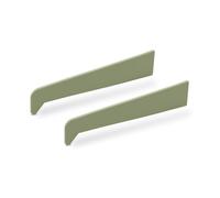 180mm Profile 22 Window & Door Sill End Caps (Pair) - Chartwell Green