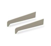 180mm Profile 22 Window & Door Sill End Caps (Pair) - Cream