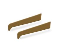 180mm Profile 22 Window & Door Sill End Caps (Pair) - Golden Oak