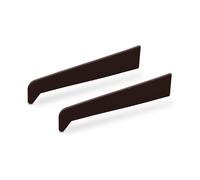 180mm Profile 22 Window & Door Sill End Caps (Pair) - Rosewood