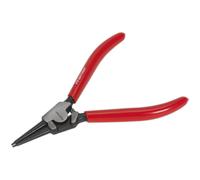 180mm Straight Nose External Circlip Pliers - Spring Loaded Jaws - Non-Slip Tips