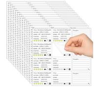 180Pcs 15 Sheets Book Review Stickers for Readers, Bookish Labels Review Tracker Log,Back to School Self-Stick Reading Journals Sticky Notes for Book Lovers Bookworm Gifts,Student Kid Reading List