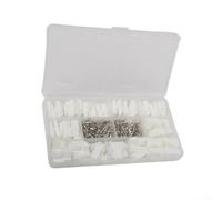 180Pcs 2Pin Electrical Connector Kit Vertical Mount | Vertical mounting design, space-saving installation, confined areas, convenient access, secure fit