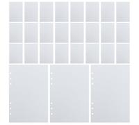 180pcs A5 6 Hole Dotted Paper Refill for Note Taking and Drafts