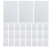 180pcs A5 Dot Grid Loose Leaf Paper 6 Hole Punched White Sheets
