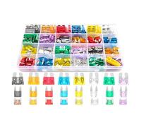 180Pcs Car Fuses Assorted Kit, Micro Car Fuses Assorted, Mini Blade Automotive, Auto Car Replacement Kit, Automotive Set for Cars, Trucks, SUVs