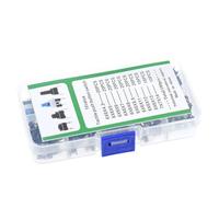 180PCS Momentary Tact Push Button Switches Push Button Switches Assortment Set 6x6mm Touch Direct Insertion Light Touch