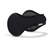 180s Degrees Winter Ear Warmers | Behind-the-Head Adjustable & Foldable Earmuffs, Black Commuter, One Size Fits Most